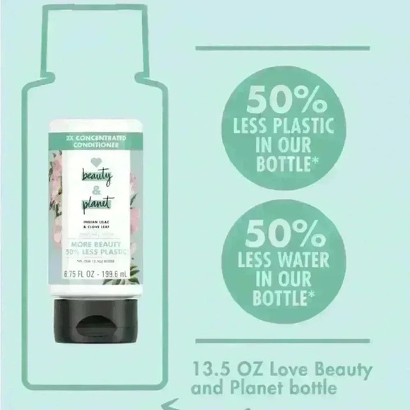 Love Beauty and Planet Positively Shiny 2X Concentrated Moisturizing Conditioner - Picture 6 of 6